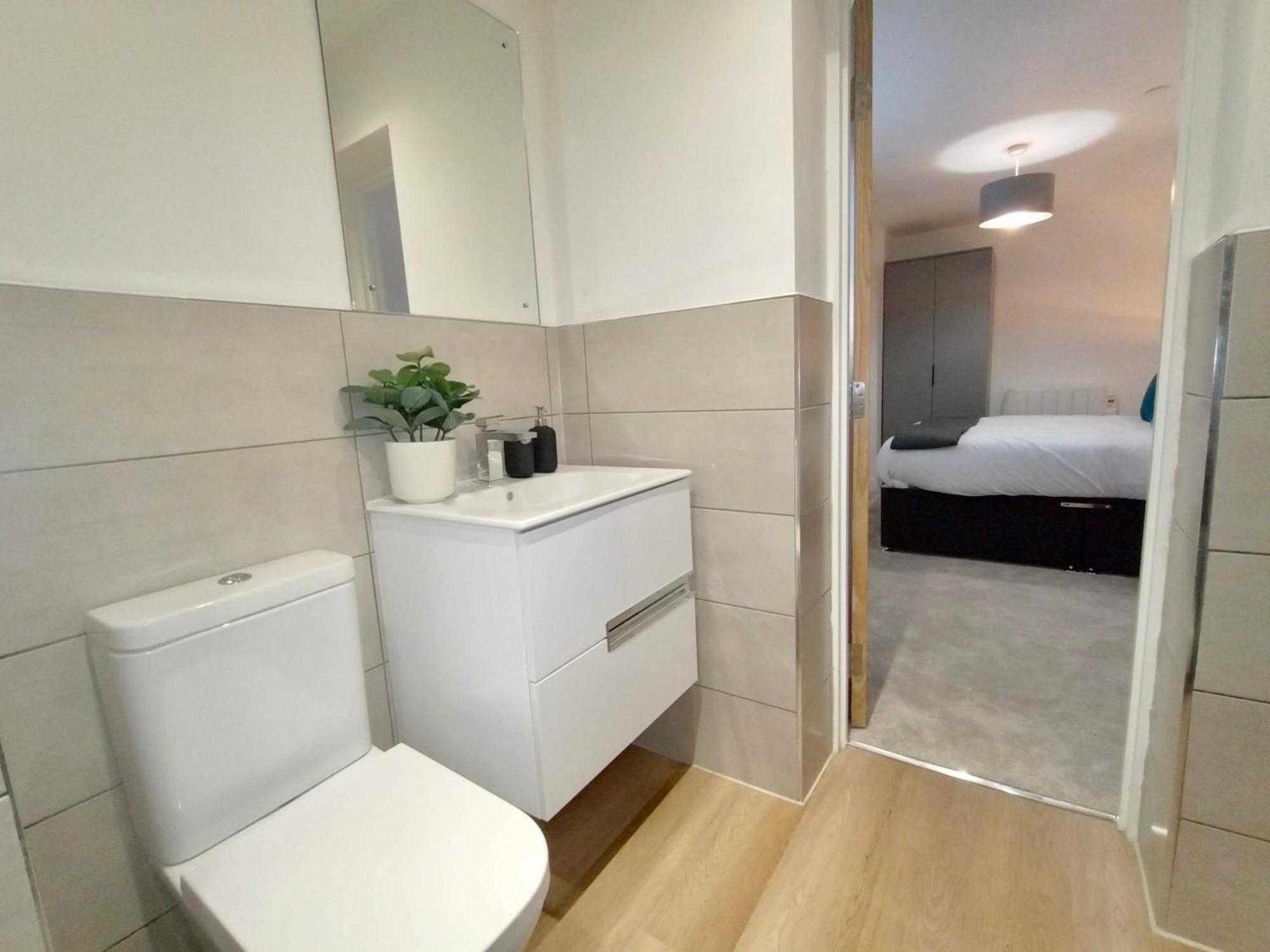 Apartamento Luxury 2 Bed 2 Bath Flat Near Old Trafford Mánchester Exterior foto